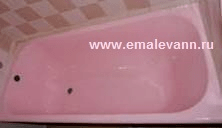 розовая ванна